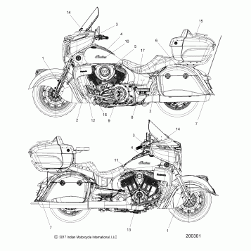 BODY, DECALS - N18TRAAA/TREAA ALL OPTIONS (200301)
