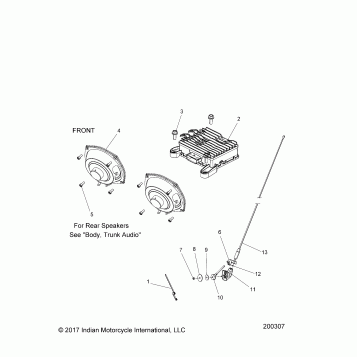 ELECTRICAL, AUDIO SYSTEM - N18TRAAA/TREAA ALL OPTIONS (200307)
