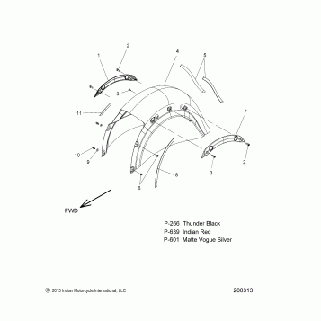 BODY, FENDER, REAR - N18TFAAA ALL OPTIONS (200313)