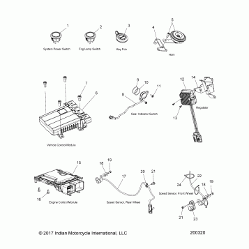 ELECTRICAL, COMPONENTS 1 - N18TBAAA ALL OPTIONS (200320)