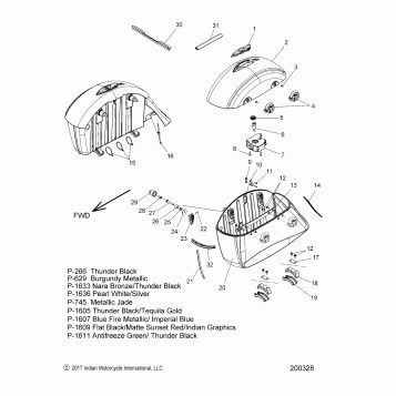 BODY, SADDLEBAG ASM. - N18TRA ALL OPTIONS (200328)