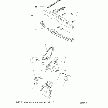 ELECTRICAL, REAR TURN SIGNAL, and TAILLIGHTS - N19TRAAA ALL OPTIONS (200333)