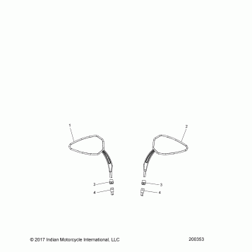 BODY, MIRRORS - N18TCEAA ALL OPTIONS (200353)
