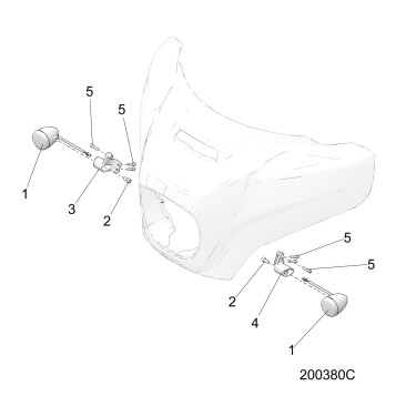 ELECTRICAL, TURN SIGNALS, FRONT - N22TCABB ALL OPTIONS (200380C)