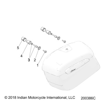 BODY, SADDLEBAG MOUNTING - N20TKDBB ALL OPTIONS (200386C)
