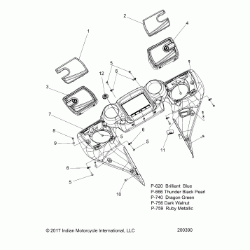 BODY, FAIRING ASM 4 - N19TCBAA/TCAAA ALL OPTIONS (200390)