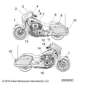 BODY, EMBLEMS/DECALS - N19TCDAA ALL OPTIONS (200393C)