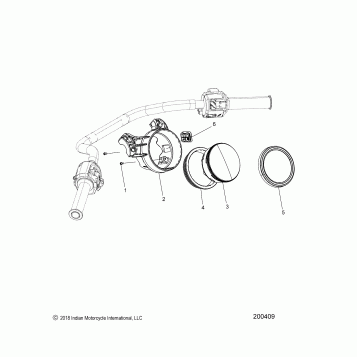 ELECTRICAL, SPEEDOMETER - N19MSA11/MSB11 ALL OPTIONS (49INDIANSPEEDO15SCOUT)