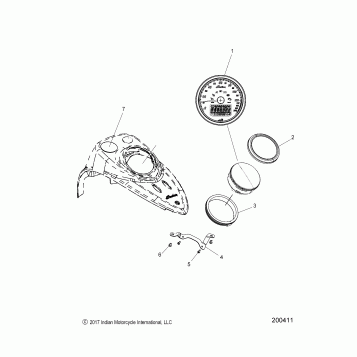 ELECTRICAL, INSTRUMENT CLUSTER - N20TEDAA ALL OPTIONS (200411)