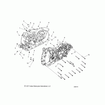 ENGINE, CRANKCASE - N20TEDAA ALL OPTIONS (200414)