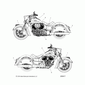 BODY, EMBLEMS/DECALS - N20TEDAA ALL OPTIONS (200417)