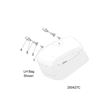 BODY, SADDLEBAG MOUNTING - N19TFAA ALL OPTIONS (200427C)