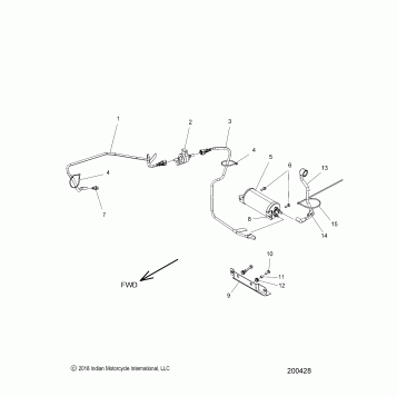 FUEL SYSTEM, EVAP SYSTEM (CALIF. AND INTL) - N20TCDBBB/N20TCDBBE (200428)