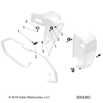 BODY, FAIRING, LWR, MNTG. - N20TKDBB ALL OPTIONS (436C)