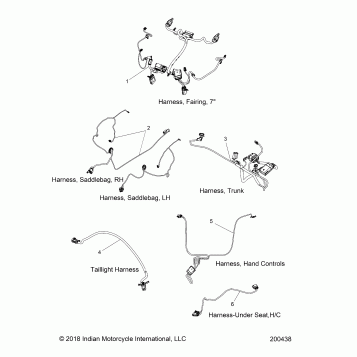ELECTRICAL, WIRE HARNESS 2 - N19TRAAA/TREAA ALL OPTIONS (200438)