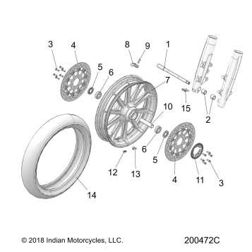 WHEEL, FRONT - N22TCABB ALL OPTIONS (200472C)