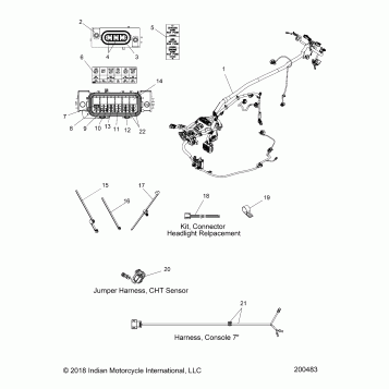 ELECTRICAL, WIRE HARNESS - N19TFAAAA ALL OPTIONS (200483)