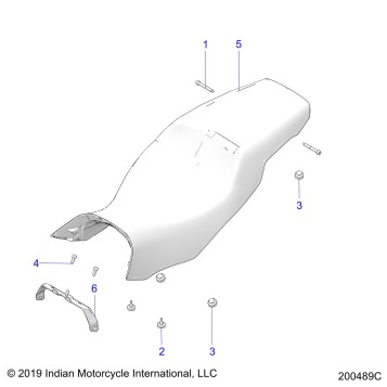 BODY, SEAT - N22RZA22/RZS25 (200489C)