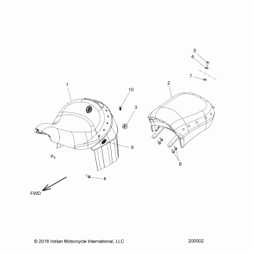 BODY, SEAT - N20TVAAA ALL OPTIONS (200502)