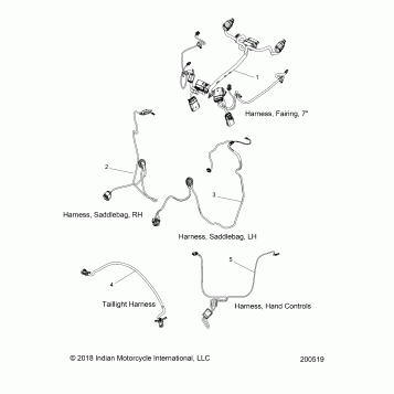 ELECTRICAL, WIRE HARNESS 2 - N20TCDBB ALL OPTIONS (200519)