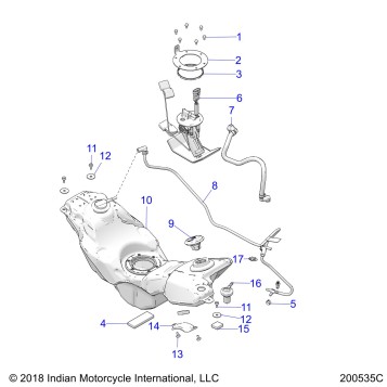 FUEL SYSTEM, FUEL TANK ASM. - N20RTA22/RUA24 (200535C)