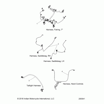 ELECTRICAL, WIRE HARNESS 2 - N20TFAAA ALL OPTIONS (200541)
