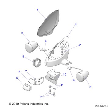 ELECTRICAL, REAR LIGHTING - N20THAAA ALL OPTIONS (200565C)