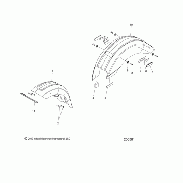 BODY, FENDER, FRONT/REAR - N20MSA00/MSB00/MSE00 ALL OPTIONS (200581)