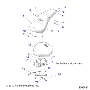 BODY, SEAT - N20MSA00/MSB00/MSE00 ALL OPTIONS (200582)