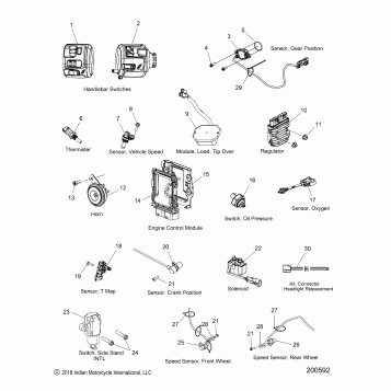 ELECTRICAL, COMPONENTS - N20MTA11/MTB11 ALL OPTIONS (200592)