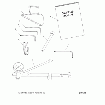 TOOLS, TOOL KIT - N20TEDAA ALL OPTIONS (200594)