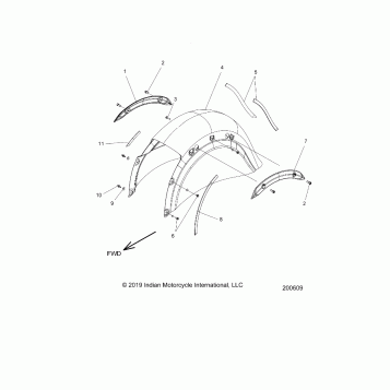 BODY, FENDER, REAR - N20TEDAA ALL OPTIONS (200609)