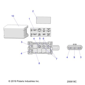 ELECTRICAL, FUSE BLOCK - N20MTA11/MTB11 ALL OPTIONS (200619C)