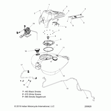 FUEL SYSTEM, FUEL TANK ASM. - N20TJDBB ALL OPTIONS (200479)
