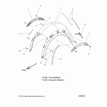 BODY, FENDER, REAR - N20THAAA ALL OPTIONS (200634)