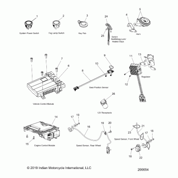 ELECTRICAL, COMPONENTS 1 - N20TFAAA ALL OPTIONS (200654)