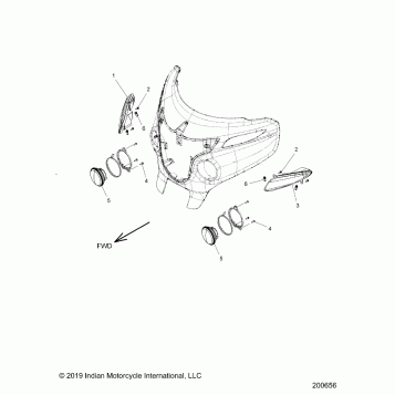 ELECTRICAL, DRIVING LIGHTS AND FRONT TURN SIGNALS - N20TFAAA ALL OPTIONS (200656)