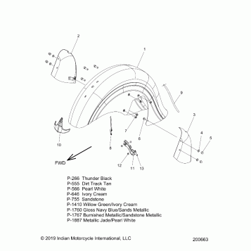 BODY, FENDER, FRONT - N20TFAAA ALL OPTIONS (200663)