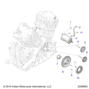 ENGINE, STARTER MOTOR - N22LCBRR ALL OPTIONS (200688C)