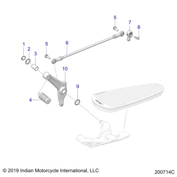 DRIVE TRAIN, SHIFT PEDAL AND SHIFT LINKAGE - N22LCBRR ALL OPTIONS (200714C)
