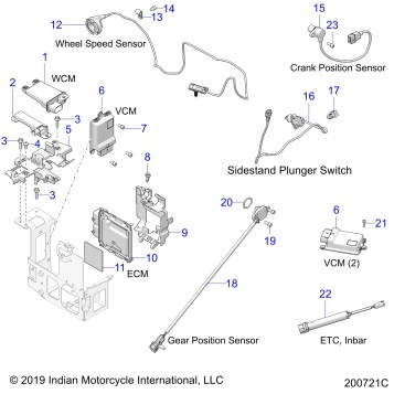 ELECTRICAL, COMPONENTS 2 - N20LCDRR ALL OPTIONS (200721C)