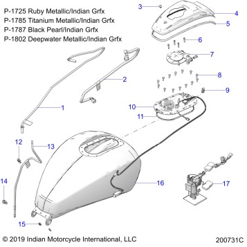 FUEL SYSTEM, FUEL TANK ASM. - N20LCARR/N20LCBRR ALL OPTIONS (200731C)
