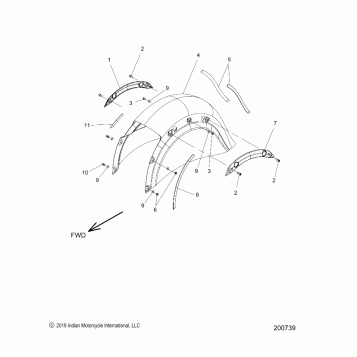 BODY, FENDER, REAR - N20TCBBB ALL OPTIONS (200739)