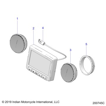 ELECTRICAL, INSTRUMENT CLUSTER - N20TCBBB ALL OPTIONS (200745C)