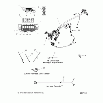 ELECTRICAL, WIRE HARNESS - N20TCDBB ALL OPTIONS (200746)