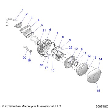 ENGINE, AIR INTAKE SYSTEM - N21TCBAA ALL OPTIONS (200748C)