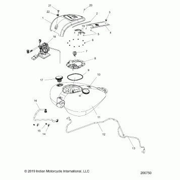 FUEL SYSTEM, FUEL TANK ASM. - N20TCBBB ALL OPTIONS (200750)