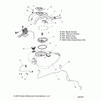 FUEL SYSTEM, FUEL TANK ASM. - N20TCDBB ALL OPTIONS (200767)