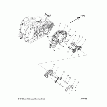 ENGINE, CAM SHAFTS and GEARS - N20TCDBB ALL OPTIONS (200768)