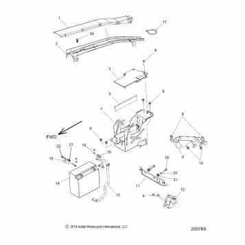 ELECTRICAL, BATTERY - N20TCDBB ALL OPTIONS (200769)
